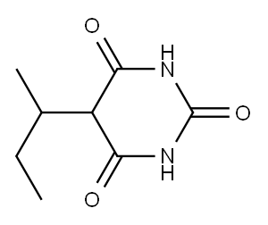 5-butan-2-yl-1,3-diazinane-2,4,6-trione Structure