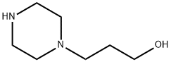 1-ピペラジン-1-プロパノール 化学構造式