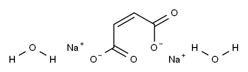 マレイン酸二ナトリウム塩·水和物 化学構造式