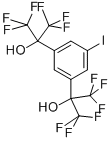 2,2'-(5-碘-1,3-亚苯基)双(1,1,1,3,3,3-六氟丙烷-2-醇) 结构式