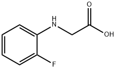 (2-氟苯基氨基)乙酸, 5319-42-6, 结构式
