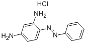 2,4-ジアミノアゾベンゼン·塩酸塩 化学構造式