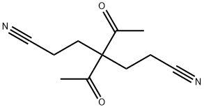 4,4-ジアセチルヘプタンジニトリル 化学構造式