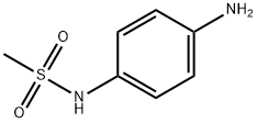 4-甲磺酰胺基苯胺, 53250-82-1, 结构式