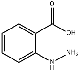 2-hydrazinobenzoic acid Struktur