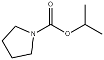 Pyrrolidine-1-carboxylic acid isopropyl ester Struktur