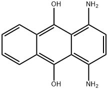 1,4-二氨基蒽-9,10-二醇 结构式
