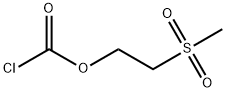 2-METHYLSULFONYLETHYL CHLOROCARBONATE Struktur
