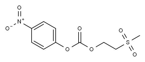 2-(甲磺酰)乙基 4-硝基苯基碳酸酯, 53298-30-9, 结构式