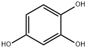 ヒドロキシヒドロキノン 化学構造式