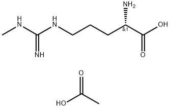 N-单甲基-L-精氨酸单乙酸酯, 53308-83-1, 结构式