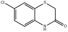 7-クロロ-2H-1,4-ベンゾチアジン-3(4H)-オン 化学構造式