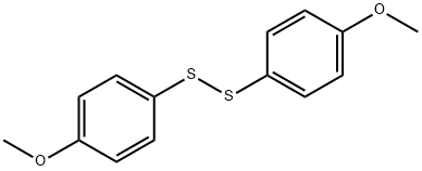 BIS(4-METHOXYPHENYL) DISULPHIDE Structure