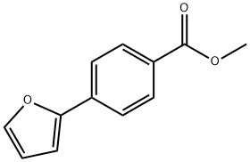 4-呋喃-2-苯甲酸甲酯, 53355-25-2, 结构式