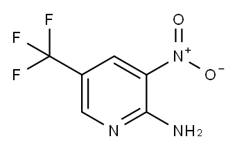 3-硝基-5-三氟甲基吡啶-2-胺 结构式