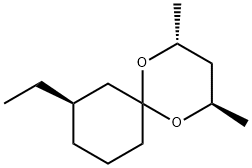 1,5-Dioxaspiro[5.5]undecane,8-ethyl-2,4-dimethyl-,(2R,4R,8R)-(9CI) Structure