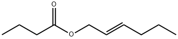 酪酸trans-2-ヘキセニル 化学構造式