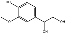 (4-ヒドロキシ-3-メトキシフェニル)エチレングリコール 化学構造式