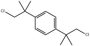 p-ビス(2-クロロ-1,1-ジメチルエチル)ベンゼン 化学構造式