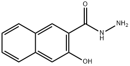 2-ヒドロキシ-3-ナフトエ酸 ヒドラジド 化学構造式