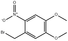 4,5-二甲氧基-2-硝基溴苄, 53413-67-5, 结构式