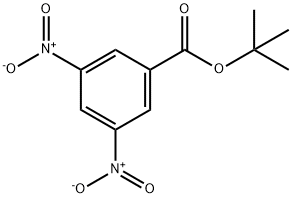 3,5-二硝基苯甲酸叔丁酯 结构式