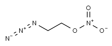 2-azidoethyl nitrate Struktur