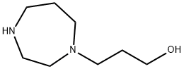 1-(3-Hydroxypropyl)-2,3,4,5,6,7-hexahydro-1H-1,4-diazepine Struktur