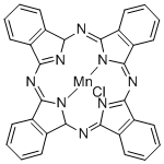 MANGANESE(III) PHTHALOCYANINE CHLORIDE Struktur