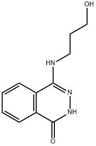 4-[(3-Hydroxypropyl)amino]-1(2H)-phthalazinone Struktur