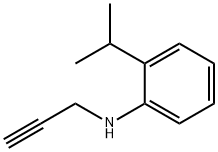 Benzenamine, 2-(1-methylethyl)-N-2-propynyl- (9CI) Struktur