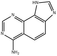 1H-Imidazo[4,5-h]quinazolin-6-amine(9CI) Struktur