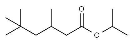isopropyl 3,5,5-trimethylhexanoate Struktur