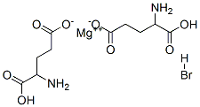 magnesium hydrogen L-2-aminoglutarate hydrobromide Struktur
