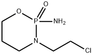 2-アミノ-3-(2-クロロエチル)-3,4,5,6-テトラヒドロ-2H-1,3,2-オキサザホスホリン2-オキシド 化学構造式