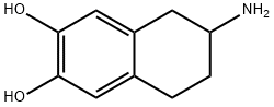 6,7-ジヒドロキシ-2-アミノテトラリン 化学構造式