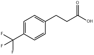 3-[4-(トリフルオロメチル)フェニル]プロピオン酸 化学構造式