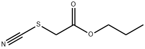 Thiocyanatoacetic acid propyl ester Struktur
