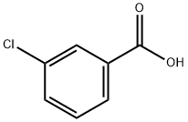 3-クロロ安息香酸 化学構造式