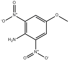 p-Anisidine, 2,6-dinitro-, Struktur