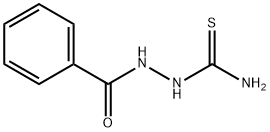 1-苯甲酰氨基硫脲 结构式
