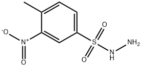 4-METHYL-3-NITROBENZENESULFONOHYDRAZIDE Struktur