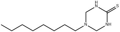 5-octyl-1,3,5-triazinane-2-thione 结构式