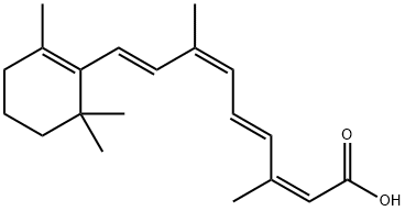 9-CIS,13-CIS-レチノイン酸, 〜85% 化学構造式