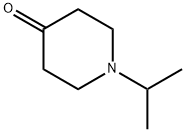 1-イソプロピル-4-ピペリドン 化学構造式