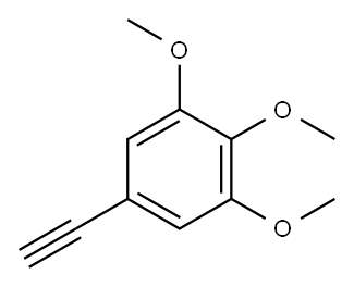 Benzene, 5-ethynyl-1,2,3-triMethoxy- Struktur