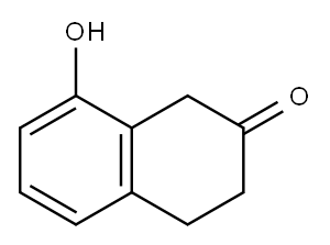 8-Hydroxy-2-tetralone Struktur