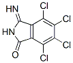2,3-Dihydro-4,5,6,7-tetrachloro-3-imino-1H-isoindole-1-one Struktur