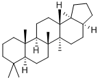 17Α(H)-22,29,30-三去甲-A′-新伽马蜡烷 结构式