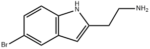 2-(5-bromo-1H-indol-2-yl)ethanamine Struktur